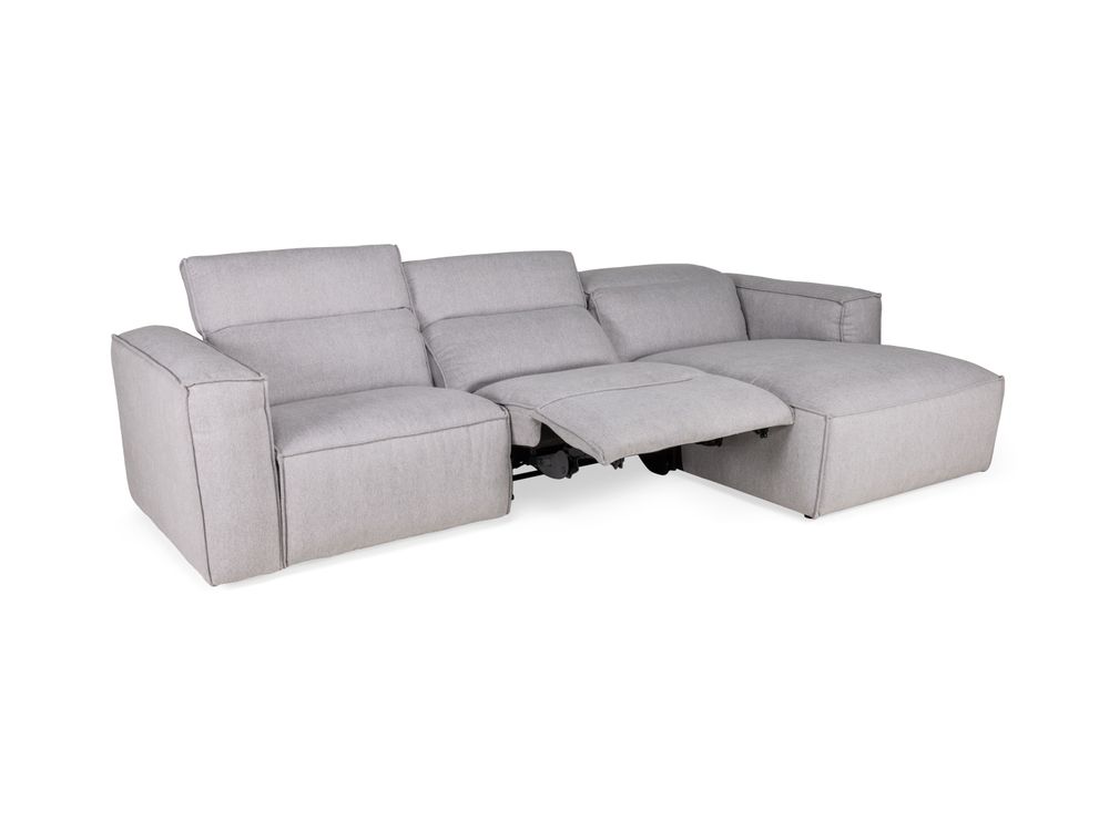 Hoeksalon LEWIS - Lichtgrijs C-KUK-718J-HKS1