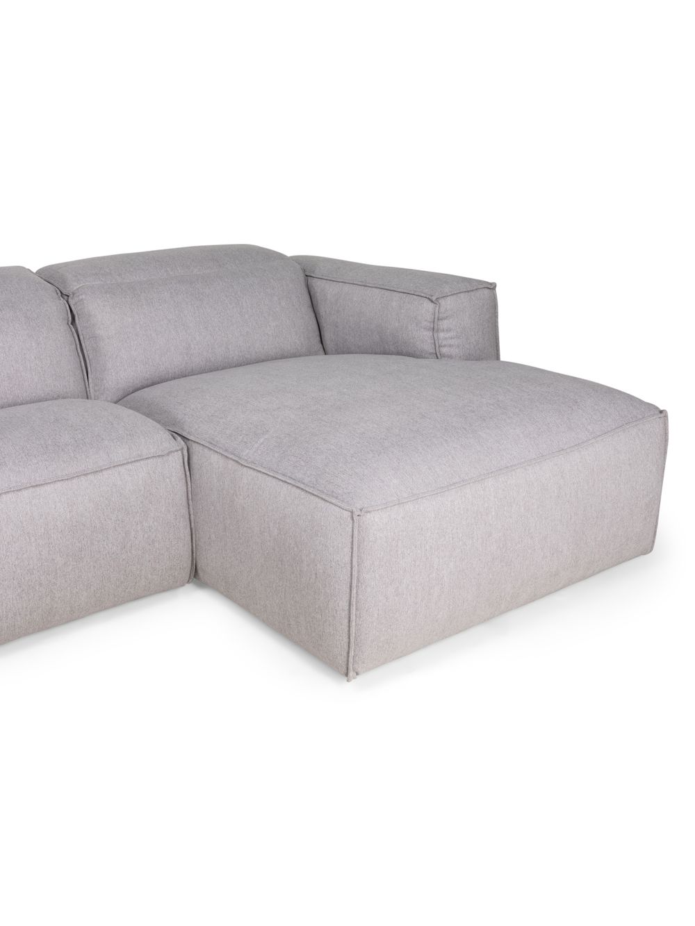 Hoeksalon LEWIS - Lichtgrijs C-KUK-718J-HKS1