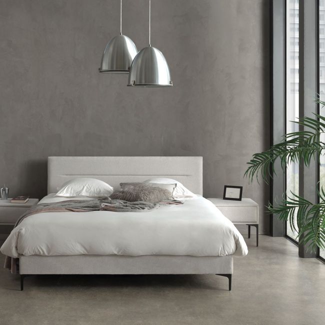 Boxspring PARIS - Lichtgrijs