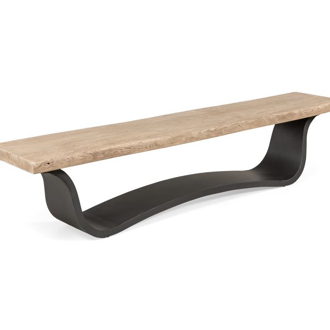 Eetkamerbank ACACIA WAVE - Hout/Metaal
