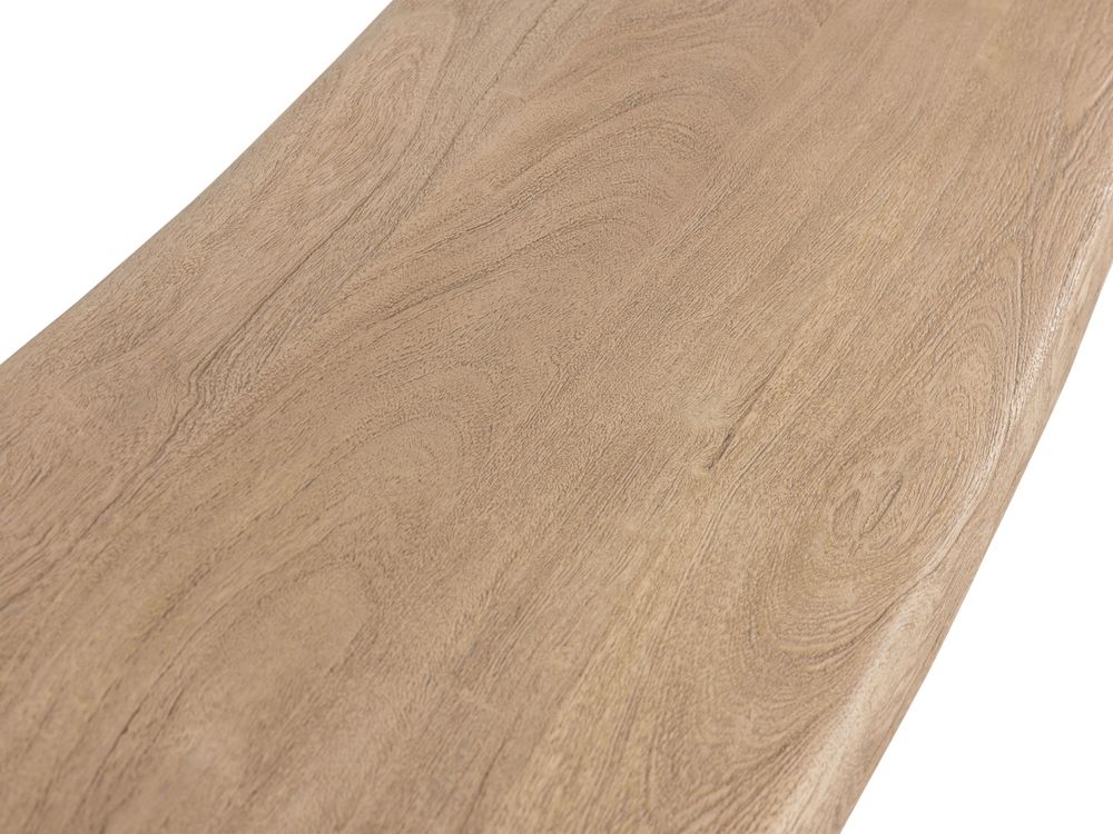 Bank ACACIA WAVE - Hout / metalen poot LEL VE4101