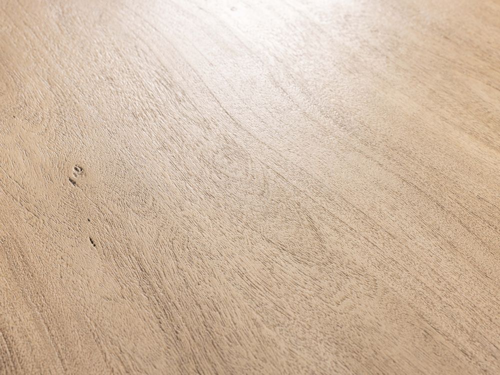 Eetkamertafel ACACIA WAVE - Hout / metalen poot LEL VE4260