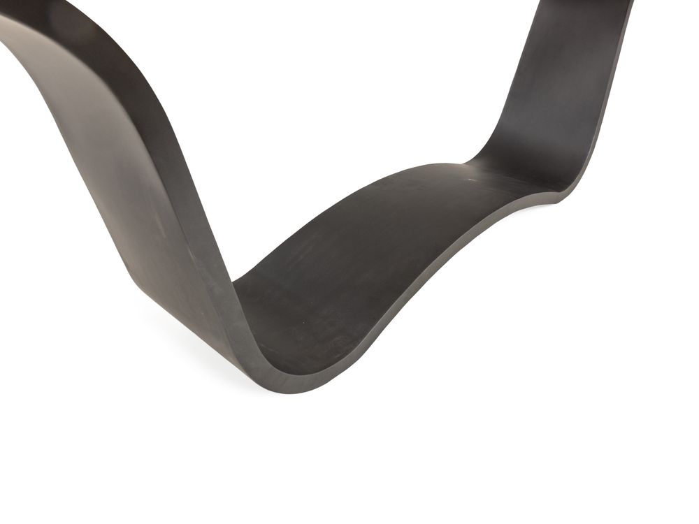 Eetkamertafel ACACIA WAVE - Hout / metalen poot LEL VE4260
