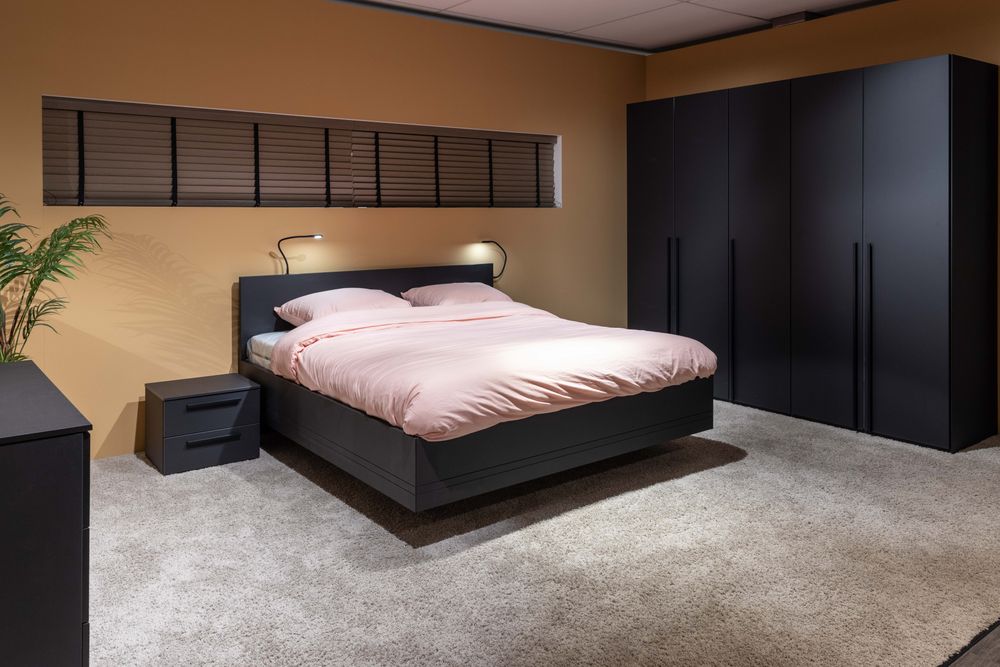 Slaapkamer CONCEPT ME - Zwart C-NLT-CM-BED1