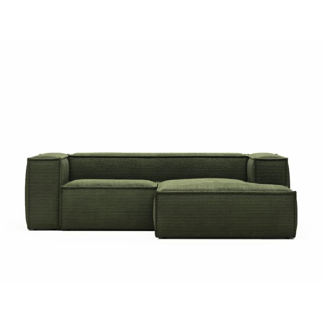 Hoekzetel BLOK - Groen corduroy