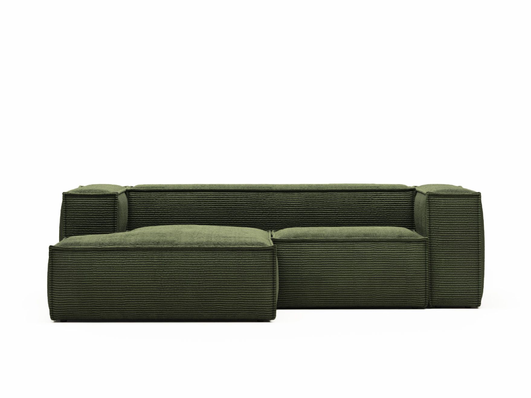 Hoekzetel BLOK - Groen corduroy