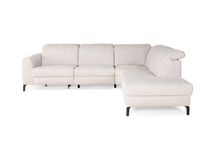 Hoeksalon met elektr. relax FRATINO - Beige ROM FRT 280BT230-WN