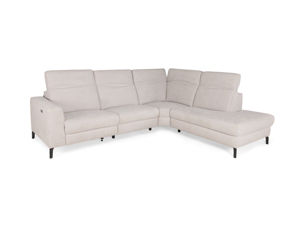 Hoeksalon met elektr. relax FRATINO - Beige ROM FRT 280BT230-WN