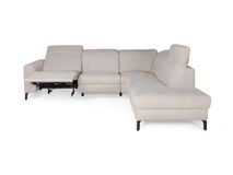 Hoeksalon met elektr. relax FRATINO - Beige ROM FRT 280BT230-WN