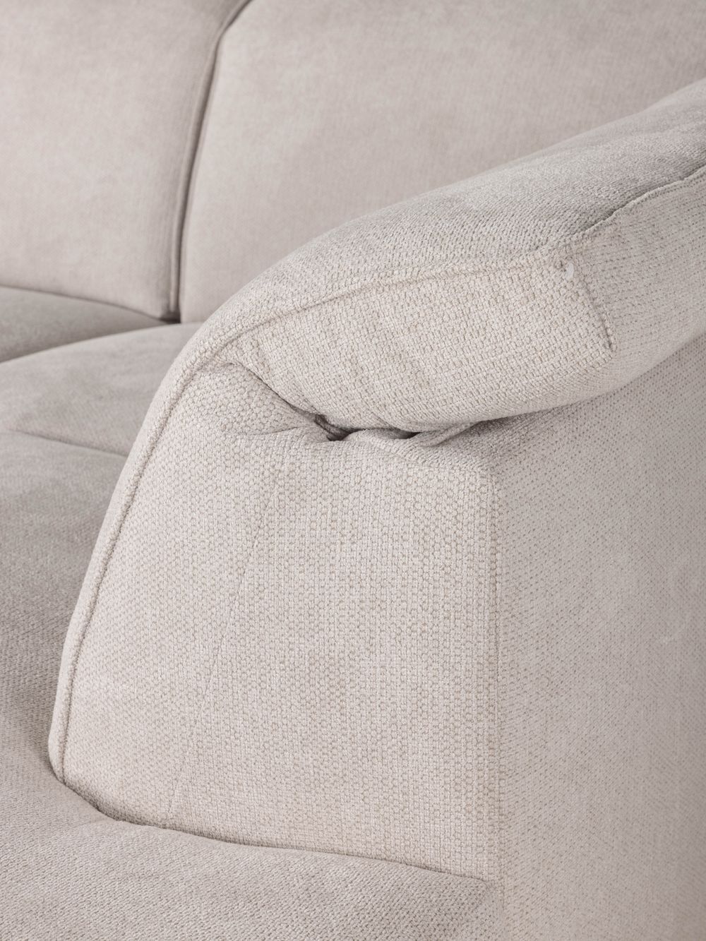 Hoeksalon met elektr. relax FRATINO - Beige ROM FRT 280BT230-WN