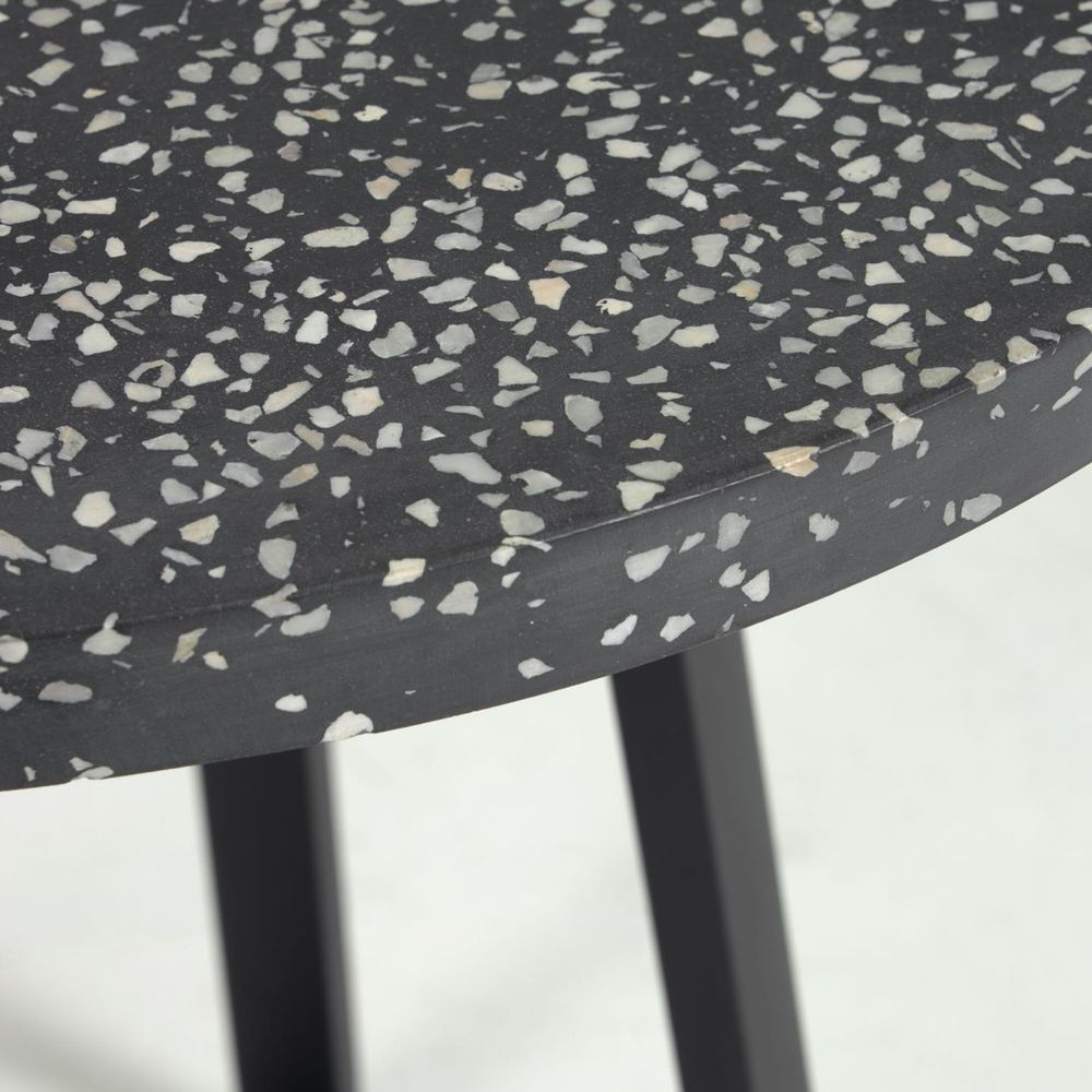 Tafel TELLA - Zwart terrazzo KAV CC1972PR01