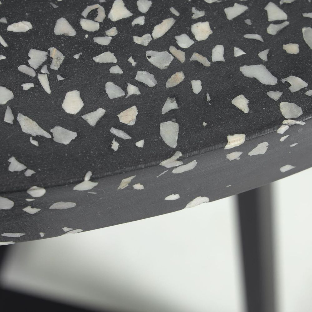 Tafel TELLA - Zwart terrazzo KAV CC1972PR01
