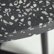 Tafel TELLA - Zwart terrazzo KAV CC1972PR01