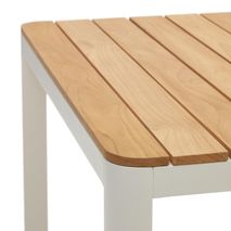 Tuintafel BONA - Teak / Wit KAV J0100028MM46