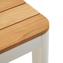 Tuintafel BONA - Teak / Wit KAV J0100028MM46