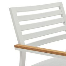 Tuinstoel BONA - Zwart/Teak KAV J0600031NN05