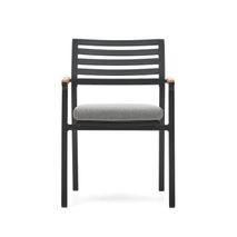 Tuinstoel BONA - Wit/Teak KAV J0600031NN15