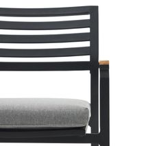 Tuinstoel BONA - Wit/Teak KAV J0600031NN15