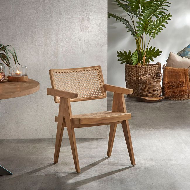 Armstoel INDOOR - Teakhout