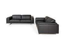 2-zit + 2,5-zit - Zwart leder C-HTL-6155C-HKS1