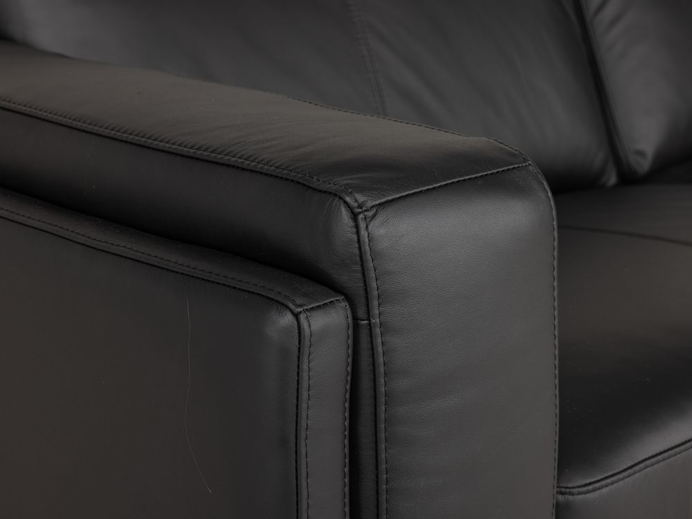 2-zit + 2,5-zit - Zwart leder C-HTL-6155C-HKS1