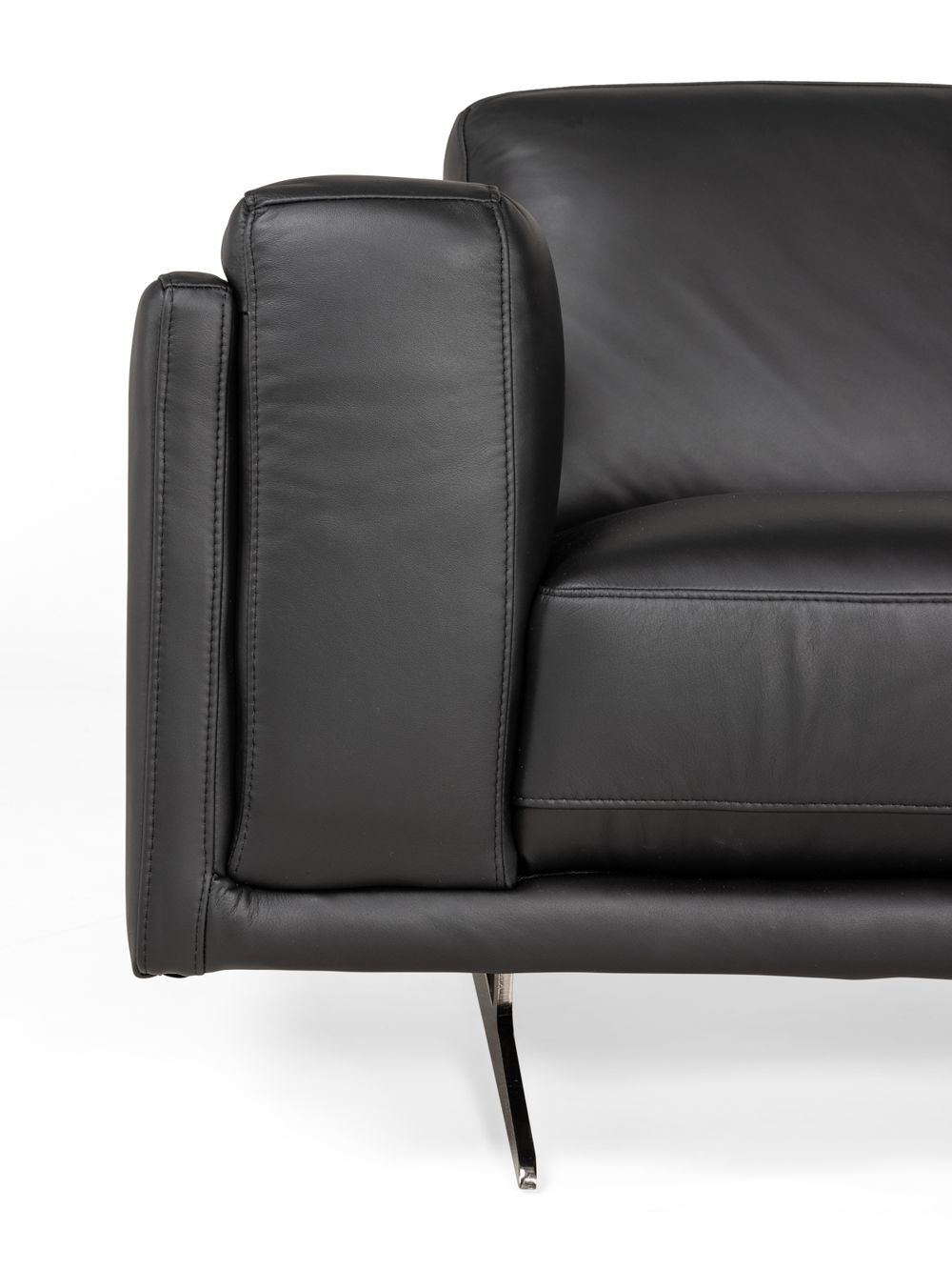 2-zit + 2,5-zit - Zwart leder C-HTL-6155C-HKS1