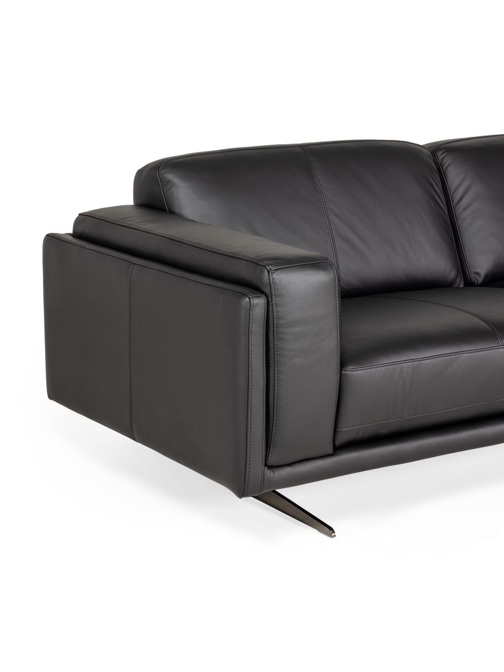 2-zit + 2,5-zit - Zwart leder C-HTL-6155C-HKS1