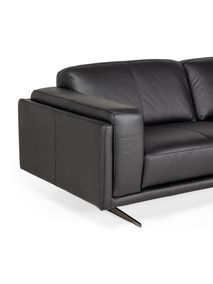 2-zit + 2,5-zit - Zwart leder C-HTL-6155C-HKS1