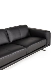 2-zit + 2,5-zit - Zwart leder C-HTL-6155C-HKS1