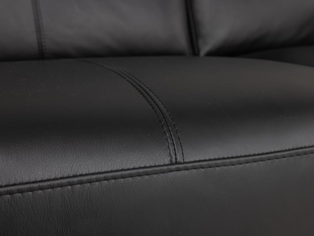 2-zit + 2,5-zit - Zwart leder C-HTL-6155C-HKS1