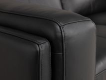 2-zit + 2,5-zit - Zwart leder C-HTL-6155C-HKS1