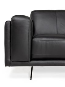 2-zit + 2,5-zit - Zwart leder C-HTL-6155C-HKS1