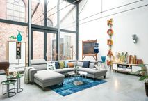 Hoeksalon met opbergbox URBAN - Grijs C-XOO UR HKS-2-A-TLG