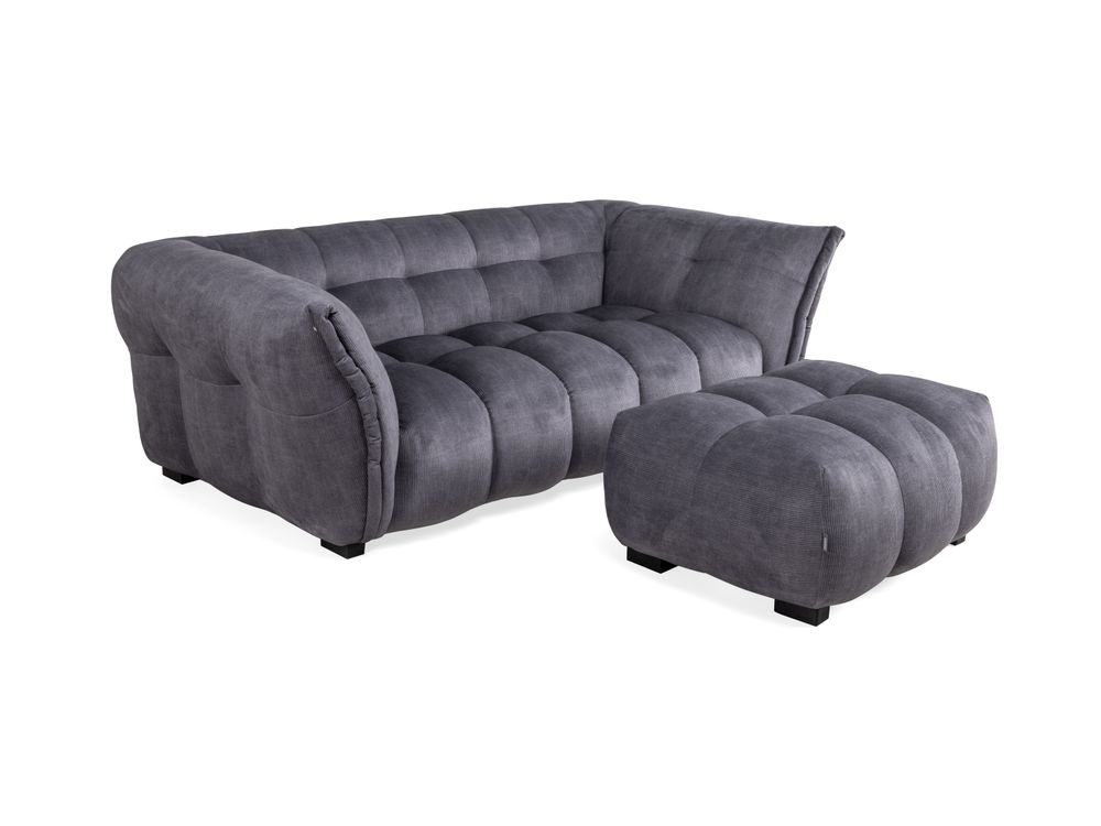 Voetbank BELLAGIO - Donkergrijs XOO 49117-1