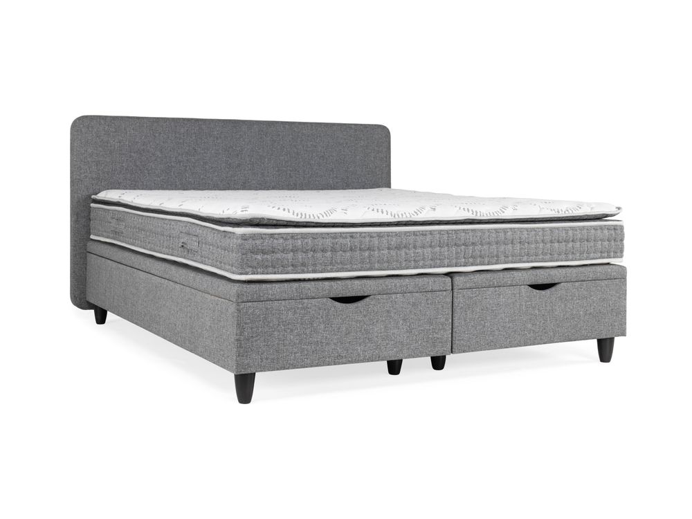 Boxspring NOVA incl. matras en topper - Grijs SFD-55-000002-D07