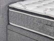 Boxspring NOVA incl. matras en topper - Grijs SFD-55-000002-D07