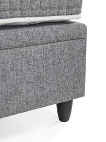 Boxspring NOVA incl. matras en topper - Grijs SFD-55-000002-D07