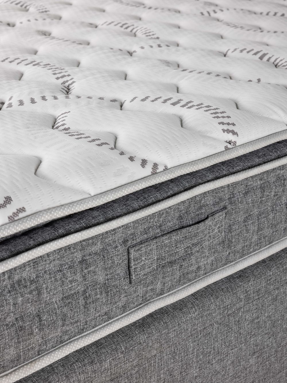 Boxspring NOVA incl. matras en topper - Grijs SFD-55-000002-D07