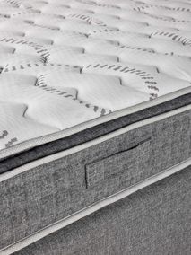 Boxspring NOVA incl. matras en topper - Grijs SFD-55-000002-D07
