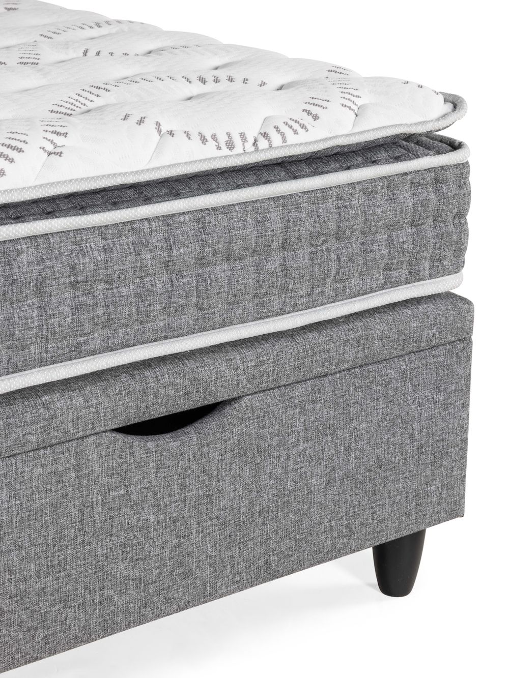Boxspring NOVA incl. matras en topper - Grijs SFD-55-000002-D07