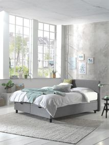 Boxspring NOVA incl. matras en topper - Grijs SFD-55-000002-D07
