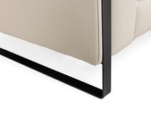 2-zit met 2 elektr. relaxen DENZEL - Beige leder C-REL-DE-HKS