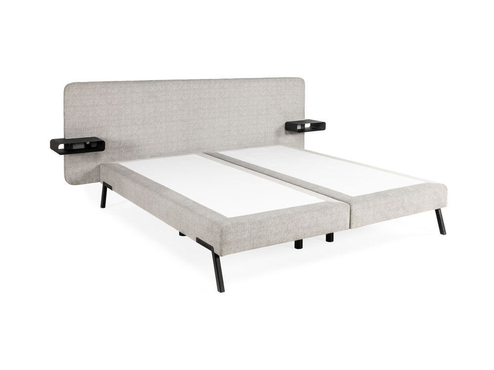 Boxspring LUNA XL incl. matras en nachtkastjes - L SFD-65-000002-FG130