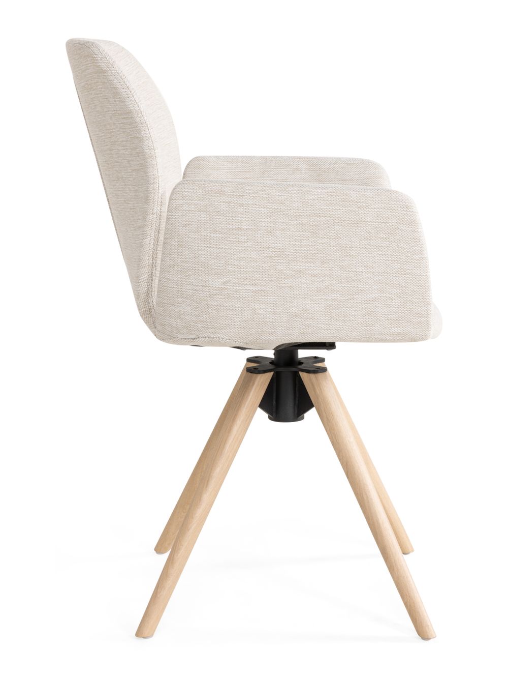 Armstoel draaibaar MOOD 95 - Otello wit MOB MD95 AST-4-BB