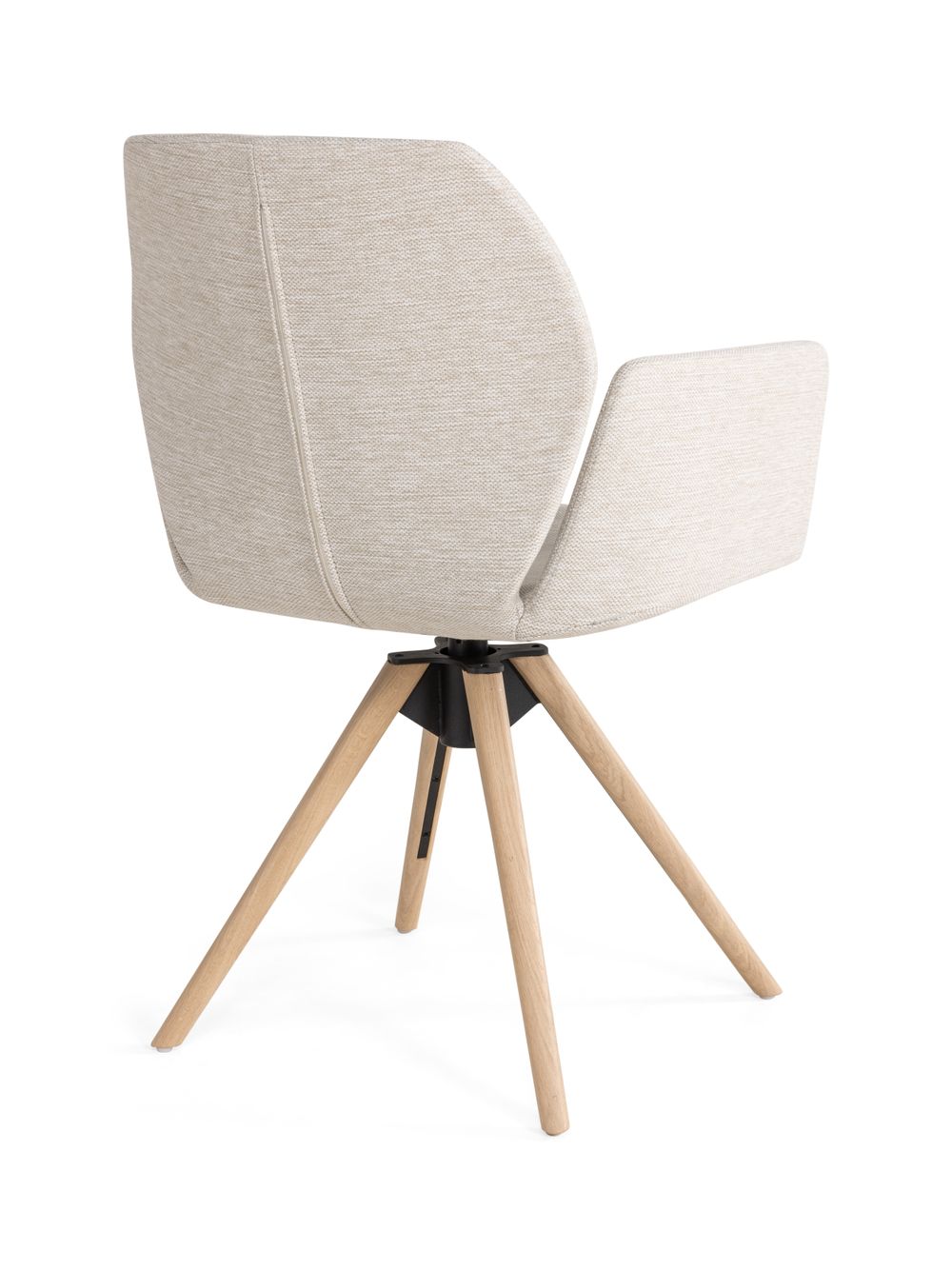 Armstoel draaibaar MOOD 95 - Otello wit MOB MD95 AST-4-BB