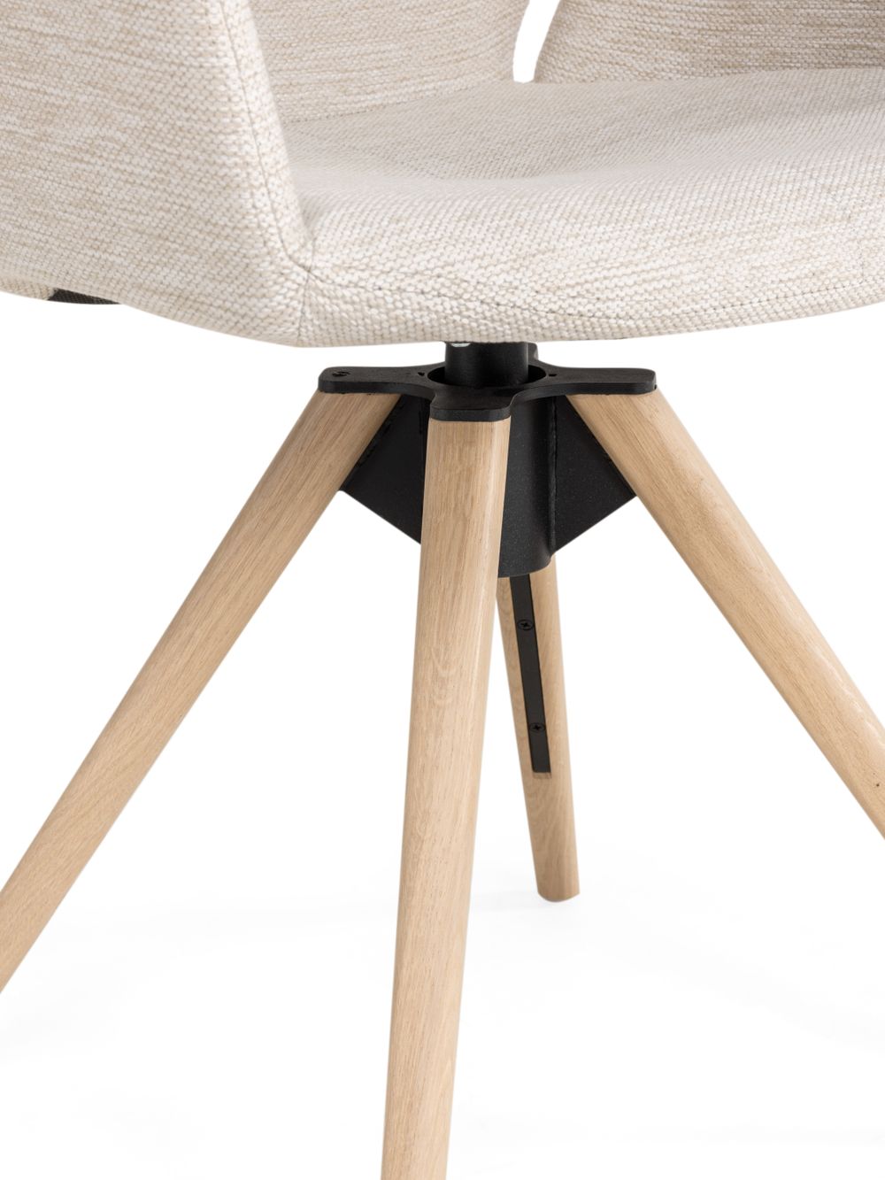 Armstoel draaibaar MOOD 95 - Otello wit MOB MD95 AST-4-BB