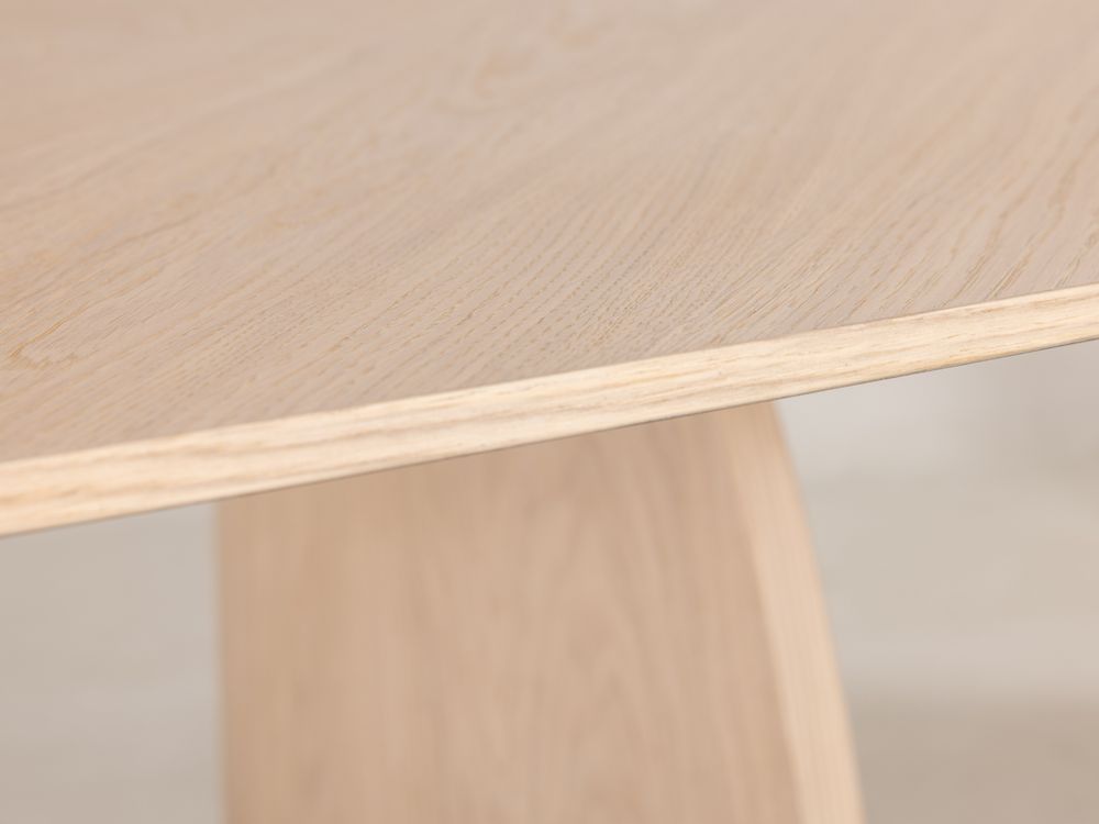 Eetkamertafel DOLMEN - Fineer chevron MOB-81-000060-E45