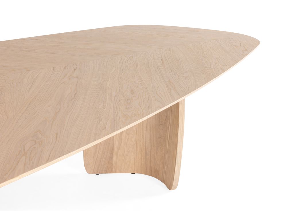 Eetkamertafel DOLMEN - Fineer chevron MOB-81-000060-E45