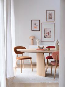 Eetkamertafel DOLMEN - Fineer chevron MOB-81-000060-E45
