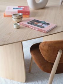 Eetkamertafel DOLMEN - Fineer chevron MOB-81-000060-E45